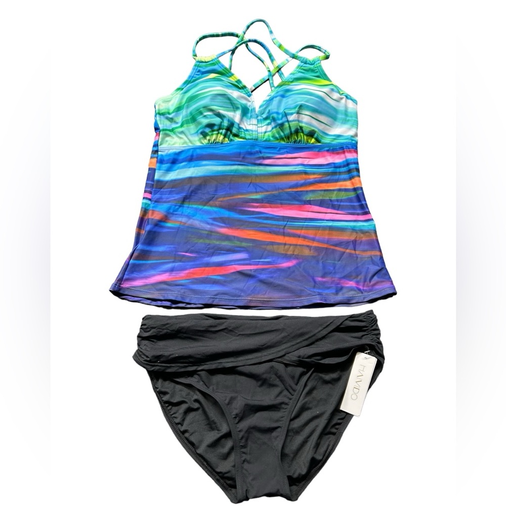 HAIVIDO tankini swimsuit swimwear set si3 Large NWT
